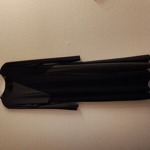 NEW Karen Kane Elegant Black-Gray Colors Long Sleeve Dress UT WM